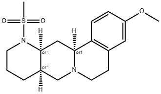 5,8,8a,9,10,11,12,12a,13,13a-decahydro-3-methoxy-12-(methylsulfonyl)-6H-isoquino(2,1-g)(1,6)naphthyridine Structure