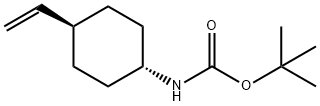 TRANS-4-(TERT-ブチル-4-ビニルシクロヘキシル)カルバミン酸 化学構造式