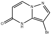3-ブロモピラゾロ[1,5-A]ピリミジン-5(4H)-オン 化学構造式
