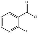 2-氟吡啶-3-乙酰氯 结构式