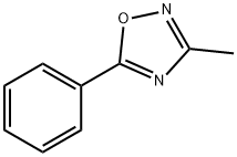 3-甲基-5-苯基-1,2,4-恶二唑, 1199-00-4, 结构式