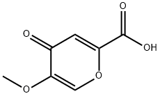 4H-Pyran-2-carboxylic acid, 5-methoxy-4-oxo- Structure