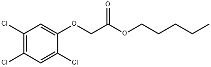 2-(2,4,5-三氯苯氧基)乙酸戊基酯, 120-39-8, 结构式