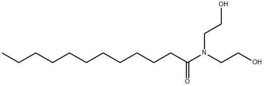 N,N-二乙醇十二酰胺, 120-40-1, 结构式