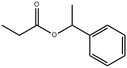 alpha-甲基苯甲醇丙酸酯 结构式