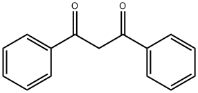 1,3-ジフェニル-1,3-プロパンジオン 化学構造式