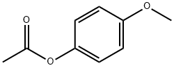 4-METHOXYPHENOL ACETATE, 1200-06-2, 结构式