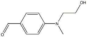 4-[(2-ヒドロキシエチル)メチルアミノ]ベンズアルデヒド 化学構造式