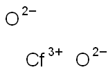 californium dioxide Struktur