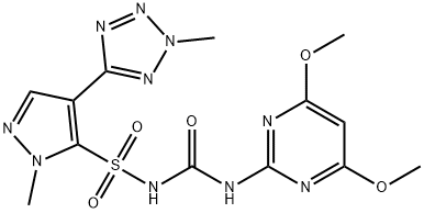 四唑嘧磺隆 结构式