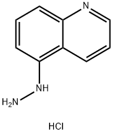 Quinolin-5-ylhydrazine hydrochloride 结构式