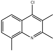 4-CHLORO-2,3,8-TRIMETHYLQUINOLINE Structure