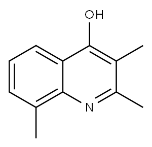 2,3,8-三甲基喹啉-4-醇, 1203-47-0, 结构式
