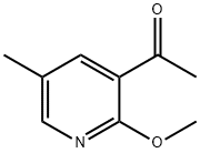 1-(2-メトキシ-5-メチルピリジン-3-イル)エタノン 化学構造式
