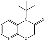 1-TERT-ブチル-1H-ピリド[2,3-B][1,4]オキサジン-2(3H)-オン 化学構造式