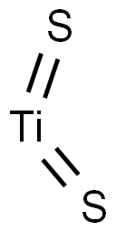 二硫化钛, 12039-13-3, 结构式