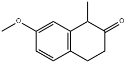 1-甲基-7-甲氧基-2-萘满酮, 1204-23-5, 结构式