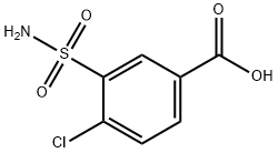 4-Chloro-5-sulphamoylbenzoic acid Struktur