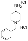 4-氨基-1-苄基哌啶二盐酸盐水合物** 结构式