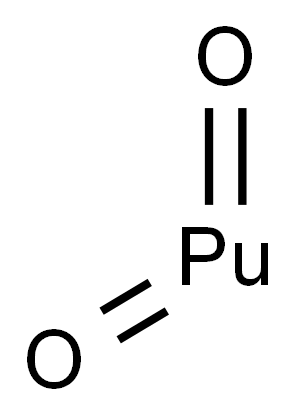 plutonium dioxide Structure