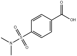 p-(ジメチルスルファモイル)安息香酸 化学構造式
