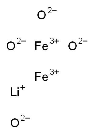 diiron lithium tetraoxide Structure