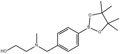 4-[2-Hydroxyethyl(Methyl)aMino]benzeneboronic acid pinacol ester, 95% Structure