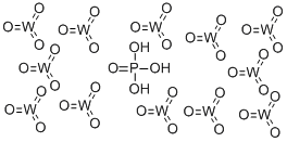 Phosphotungstic acid 44-hydrate Struktur