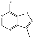 7-chloro-3-methylisoxazolo[4,5-d]pyrimidine Structure