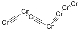三炭化七クロム 化学構造式