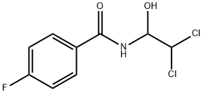 N-(2,2-Dichloro-1-hydroxyethyl)-4-fluorobenzamide Struktur