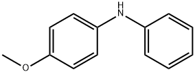 4-メトキシフェニルフェニルアミン 化学構造式