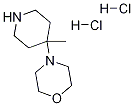 4-(4-Methylpiperidin-4-yl)morpholinedihydrochloride Struktur