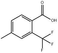 4-METHYL-2-(TRIFLUOROMETHYL)BENZOIC ACID Structure