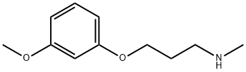 3-(3-メトキシフェノキシ)-N-メチル-1-プロパンアミン 化学構造式