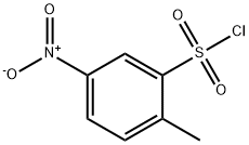 2-Methyl-5-nitrobenzenesulfonyl chloride Struktur