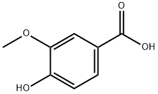 Vanillic acid  Structure