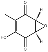 (1R,6S)-3-HYDROXY-4-METHYL-7-OXABICYCLO[4.1.0]HEPT-3-ENE-2,5-DIONE Structure