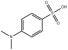 4-(dimethylamino)benzenesulphonic acid Struktur