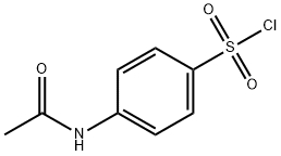 4-アセトアミドベンゼンスルホニルクロリド 化学構造式