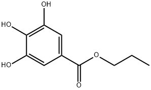 没食子酸正丙酯, 121-79-9, 结构式
