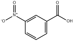 3-Nitrobenzoic acid Struktur