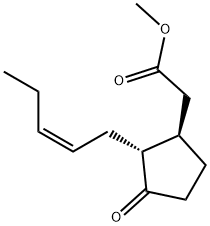 (1R)-2β-[(Z)-2-ペンテニル]-3-オキソシクロペンタン-1α-酢酸メチル 化学構造式