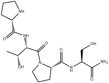 PRO-THR-PRO-SER-NH2: PTPS-NH2, 121269-85-0, 结构式