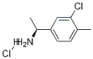 (1S)-1-(3-氯-4-甲基苯基)乙胺盐酸盐, 1213460-65-1, 结构式