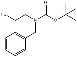 tert-Butyl N-benzyl-N-(2-hydroxyethyl)carbamate Structure