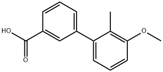 3-Methoxy-2-Methylbiphenyl-3-carboxylic acid Struktur