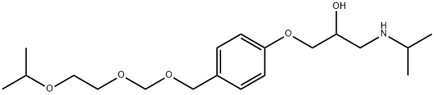 rac Des(isopropoxyethyl)-2-isopropoxyethoxymethyl Bisoprolol Structure