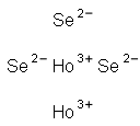 三硒化二钬, 12162-60-6, 结构式