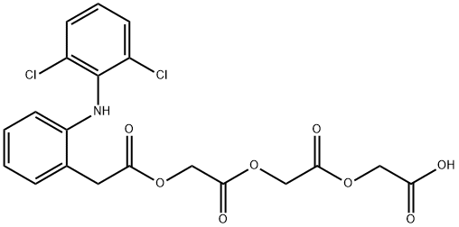 Diacetic Aceclofenac Structure